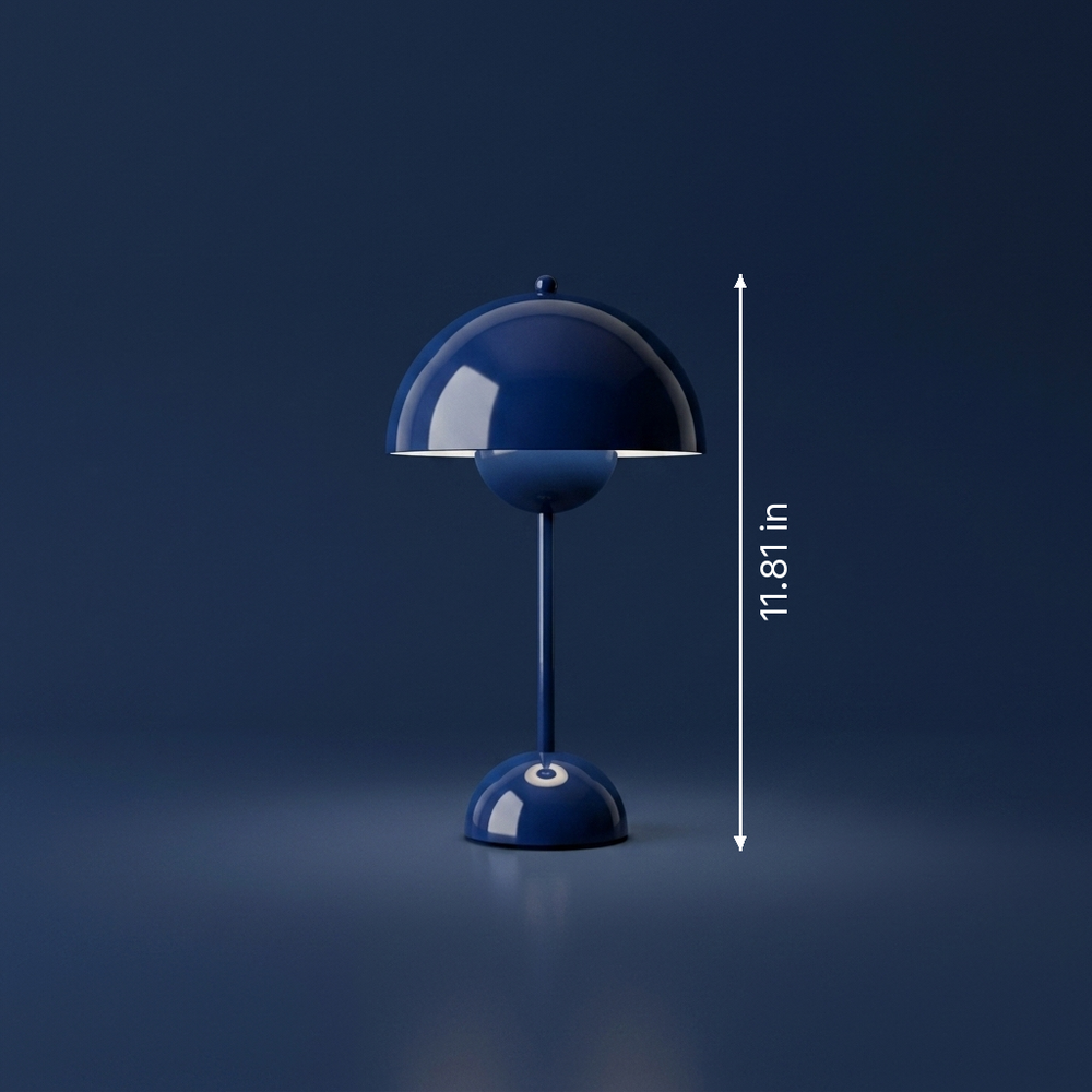 Bud - Modernist Bud Lamp - USB-Powered LED Desk Light dimension drawing