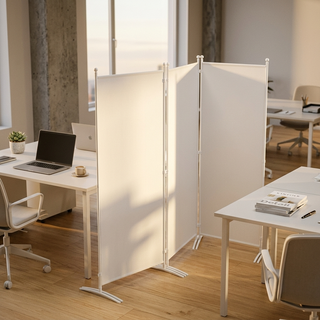 Foldable Iron Partition - Push-Pull Room Divider