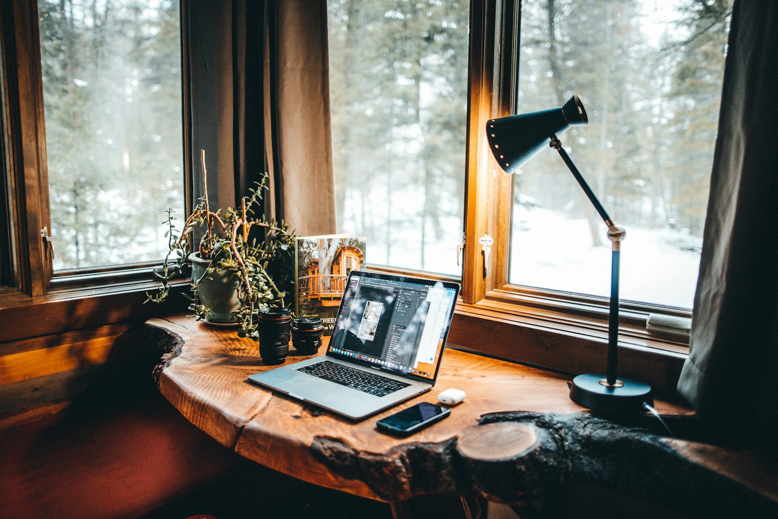 Warm layered interior lighting