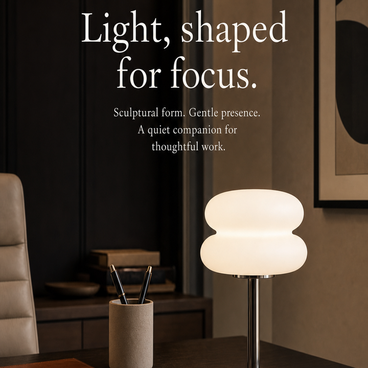 Nordic Bauhaus Table Lamp - Minimalist Accent Light