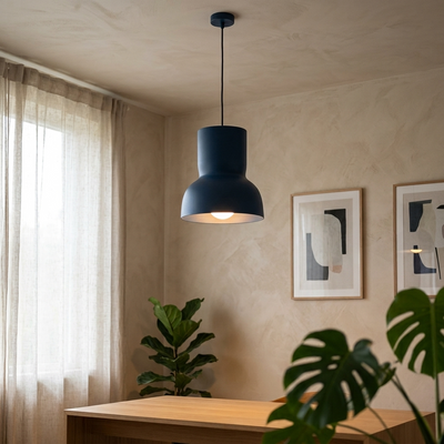 Totem - Stacked Two-Tone Pendant Light - Nordic in blue