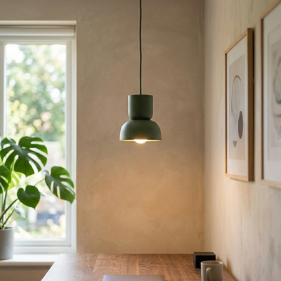Totem - Stacked Two-Tone Pendant Light - Nordic in green