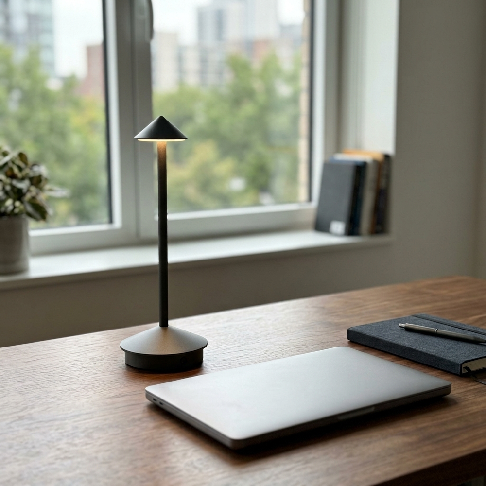 Alloy in Black, in a workspace