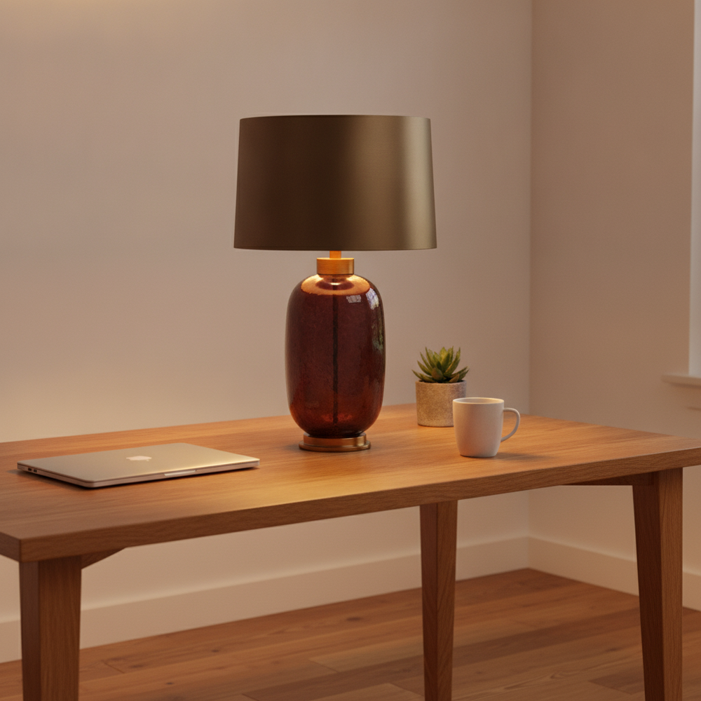 Anfora in Chestnut, in a workspace