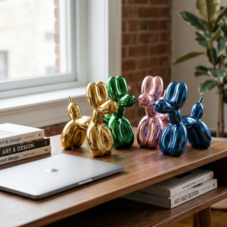 Balloon, A finish that moves with the light