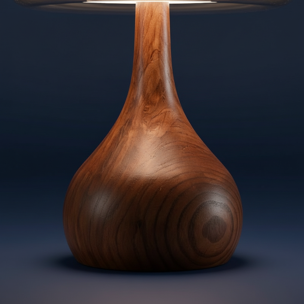 Bastion - Medieval Table Lamp, one size base close up detail