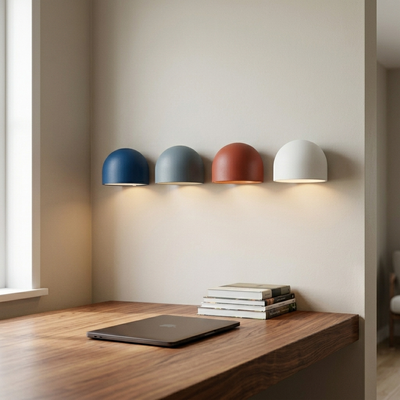 Bellhop - Glazed Dome Wall Sconce - Retro Accent Light