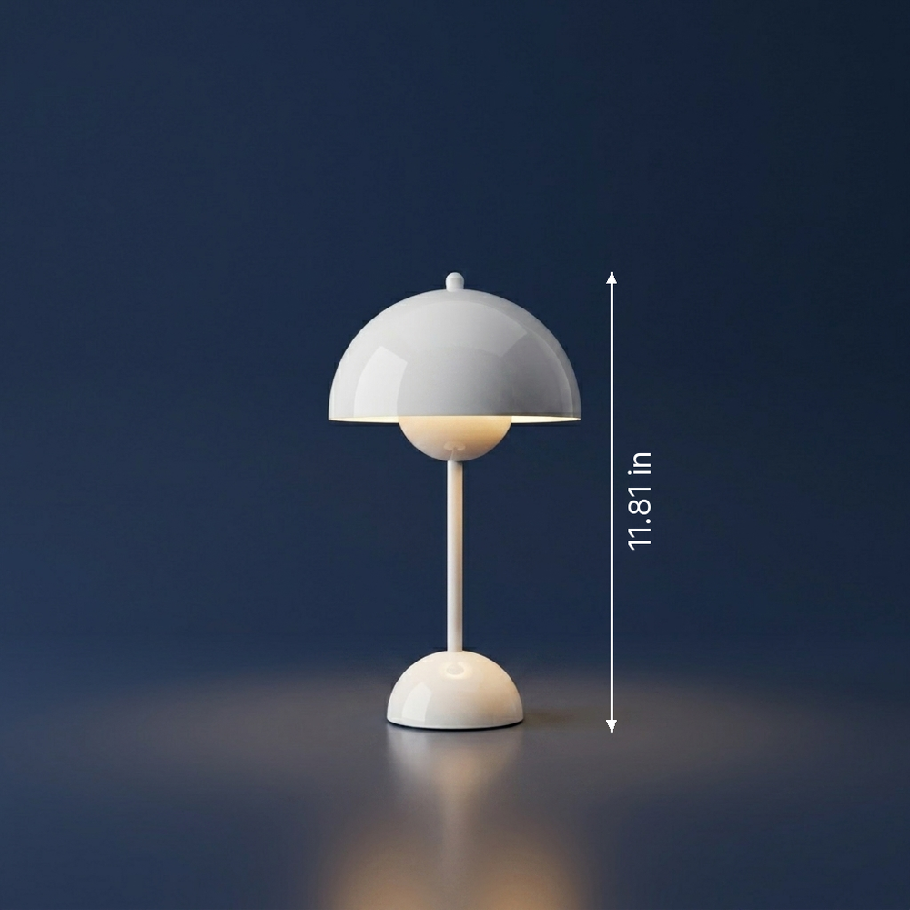Bud - Modernist Bud Lamp - USB-Powered LED Desk Light dimension drawing