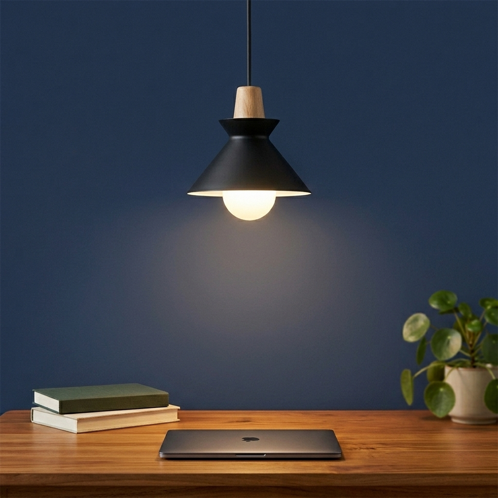 Cairn in Black, in a workspace
