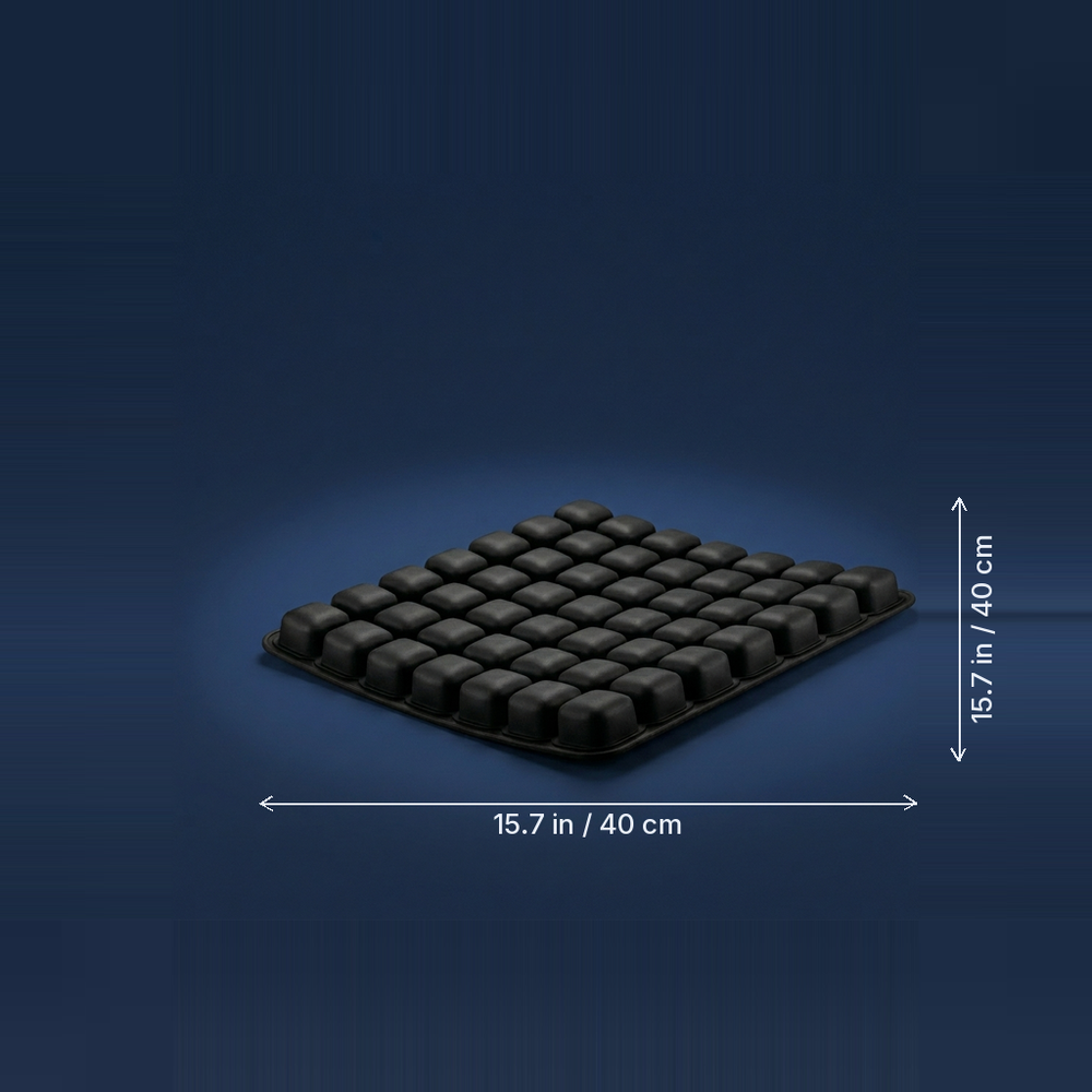 Cell - Air-Cell Seat Cushion for Pressure Relief dimension drawing