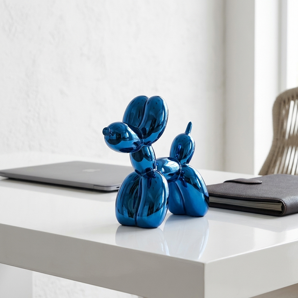 Chrome in Blue, in a workspace