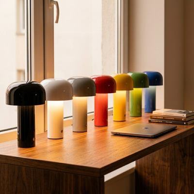 Cloche - Rechargeable Mushroom Lamp - Cordless Desk Light