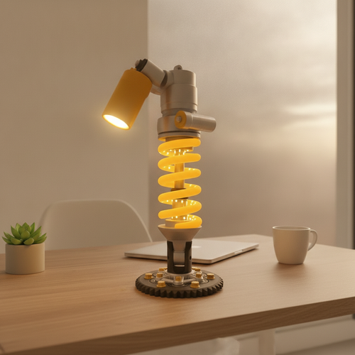 Coil - Suspension Shock Absorber Desk Lamp