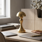 Cordless Metal Tableside Lamp - Touch-Dim USB Office Light