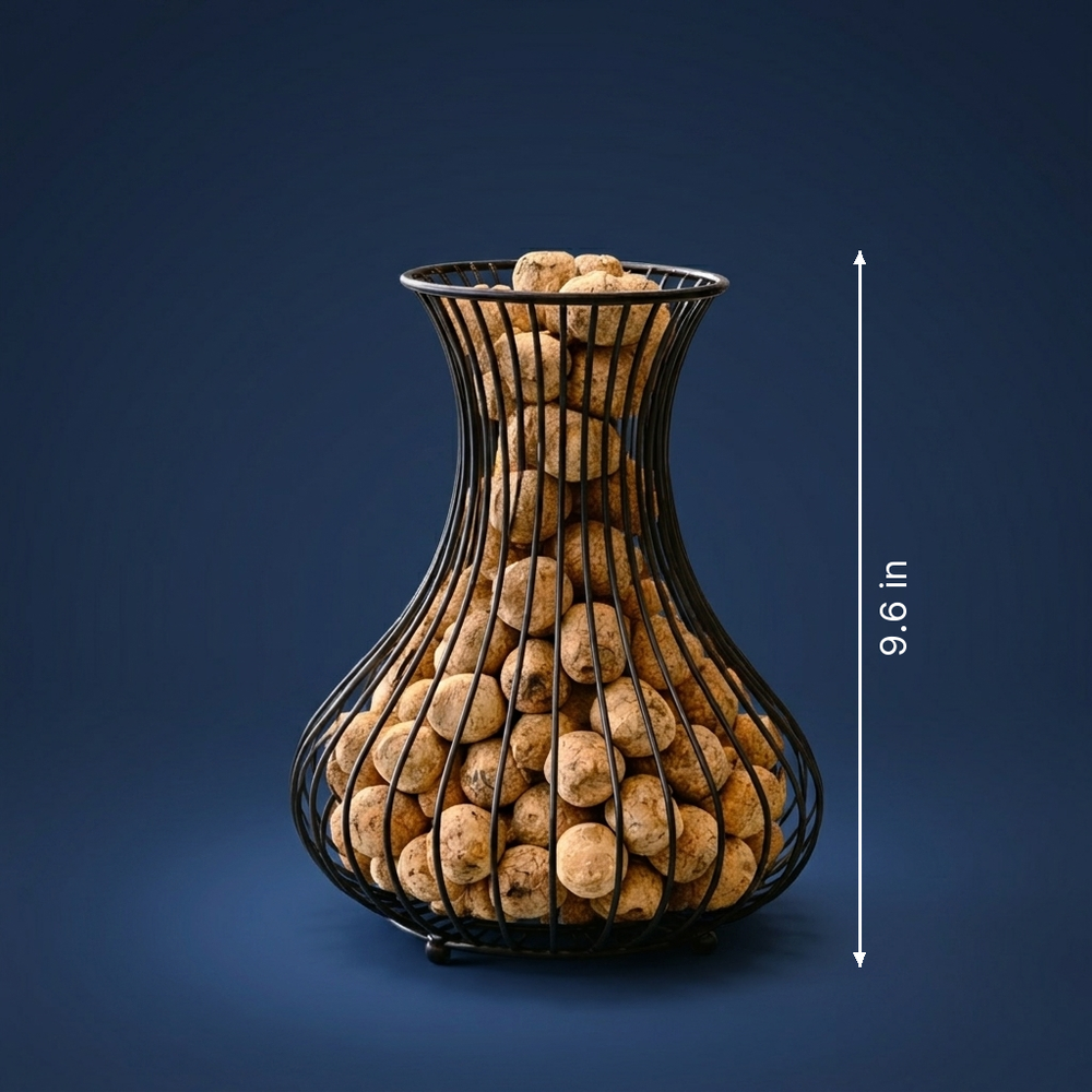 Cork - Collection Basket - European Style Bar Accent dimension drawing