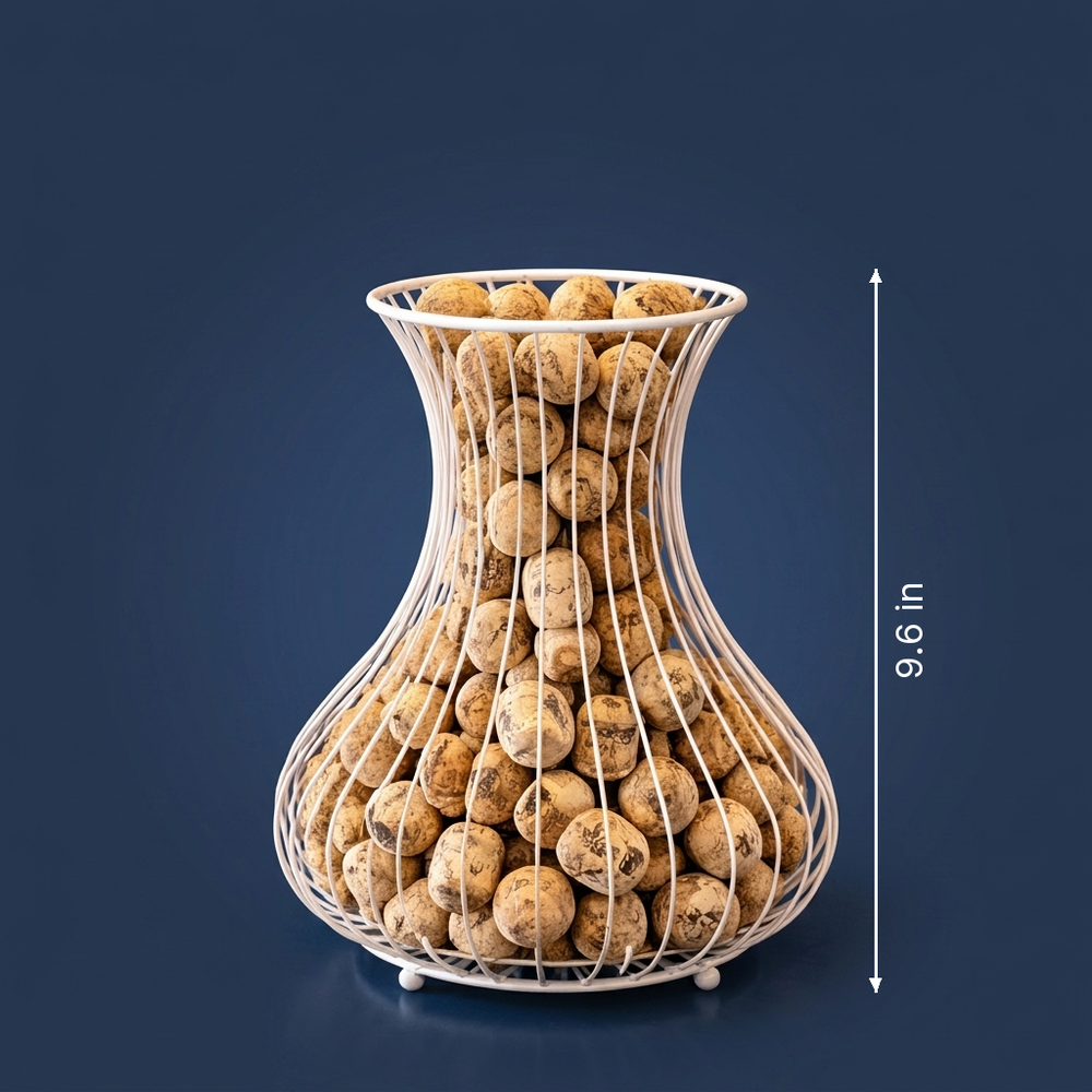 Cork - Collection Basket - European Style Bar Accent dimension drawing