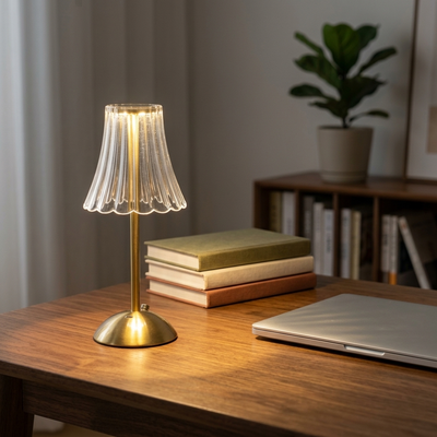 Cornu - Retro Horn Desk Light - Touch-Dim Night Light