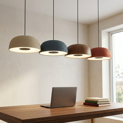Cupola - Nordic Dome Flush-Mount Ceiling Light - Matte Macaron