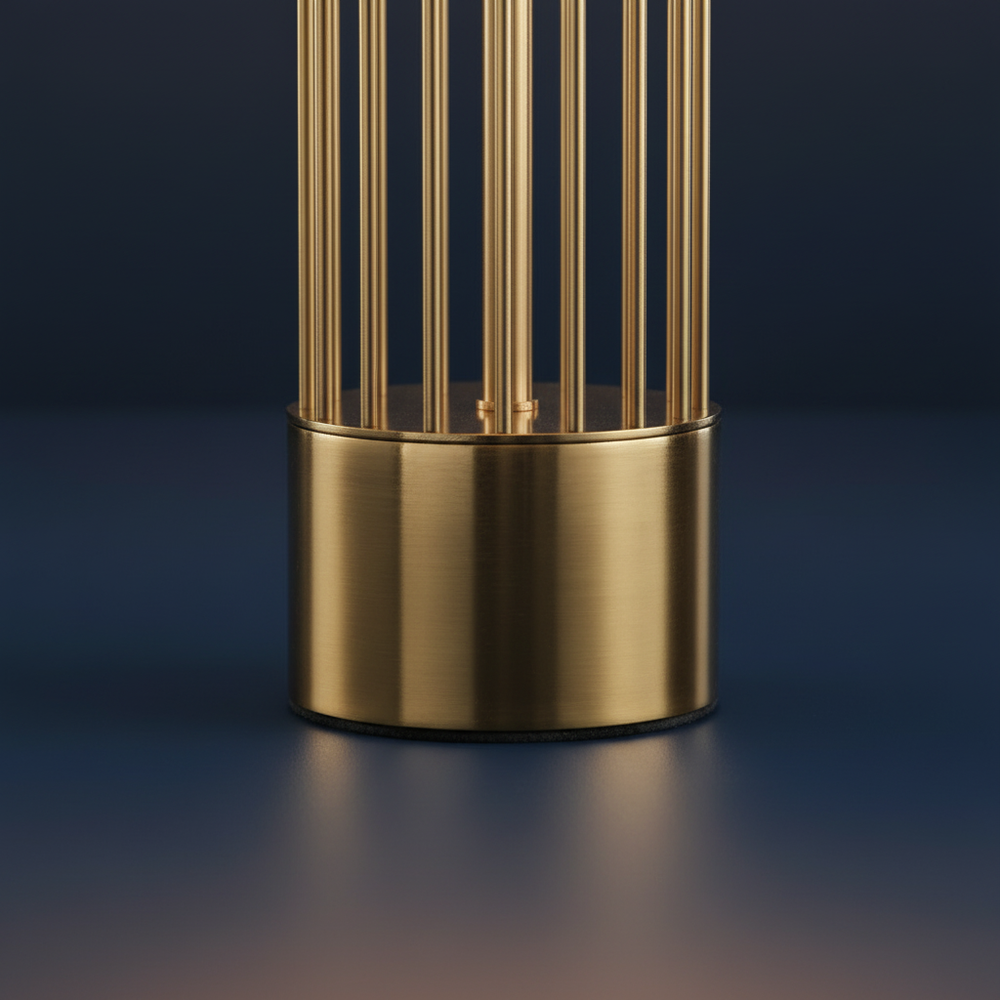 Cuprum - Copper Table Lamp, one size base close up detail