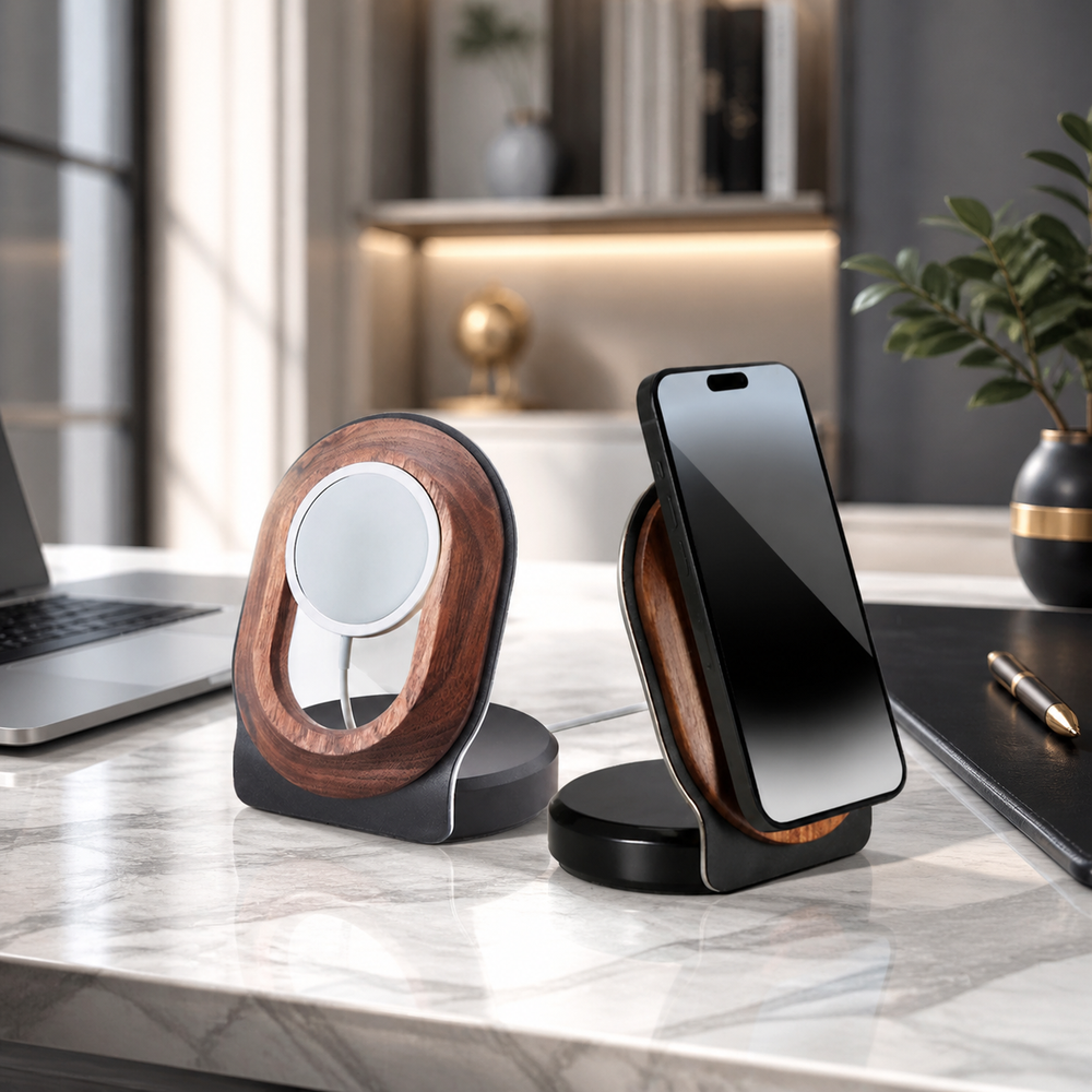 Dock in Black, in a workspace