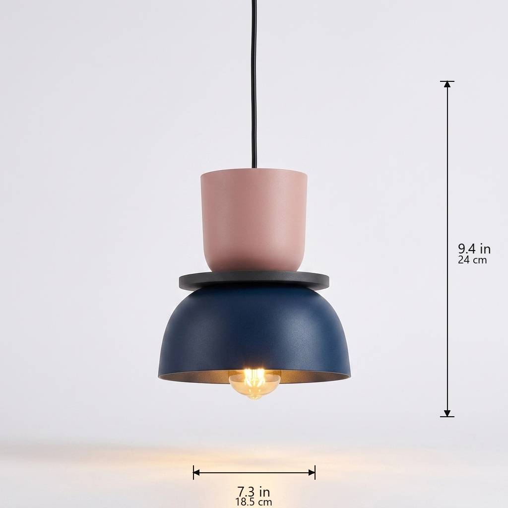Stacked pendant dimensions, small