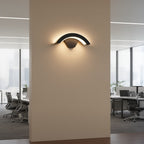 Curved LED Motion Sensor Wall Light, styled hero shot 3