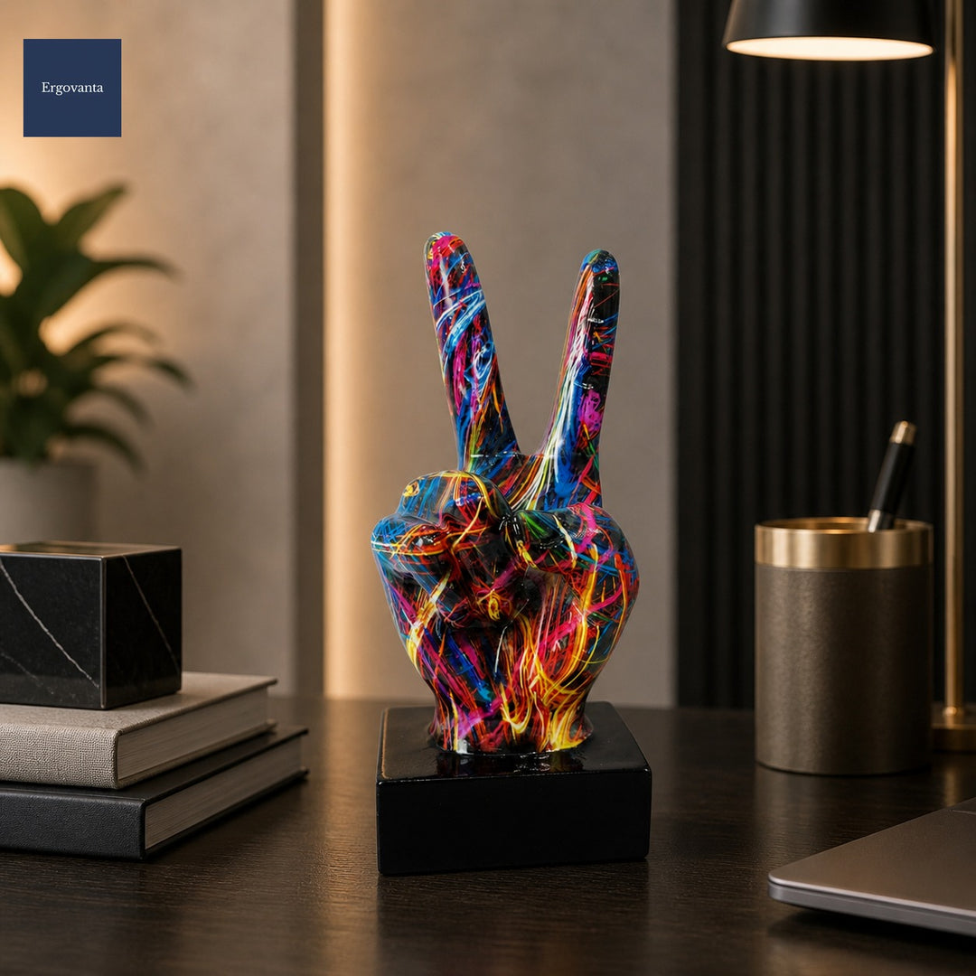 Modern Graffiti Gesture Sculpture