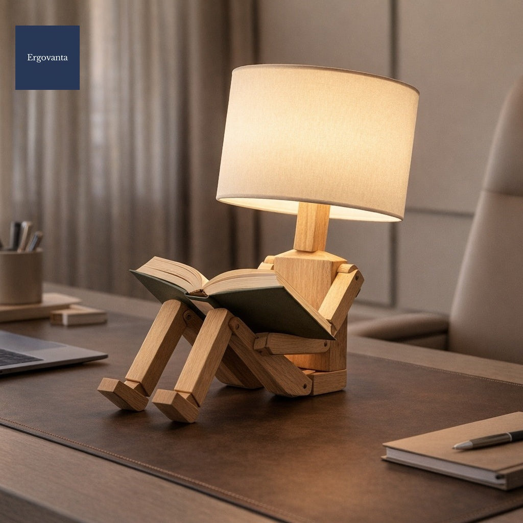 Wood Desk Lamp