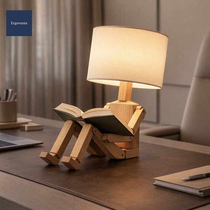Wood Desk Lamp