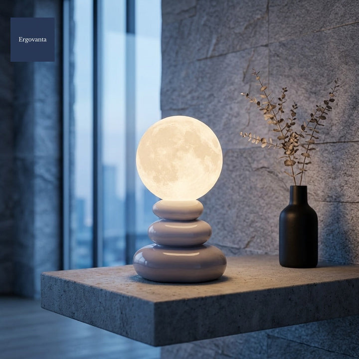Lunar Pebble Lamp