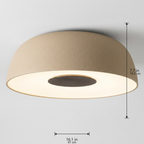 Nordic dome ceiling light dimensions, beige