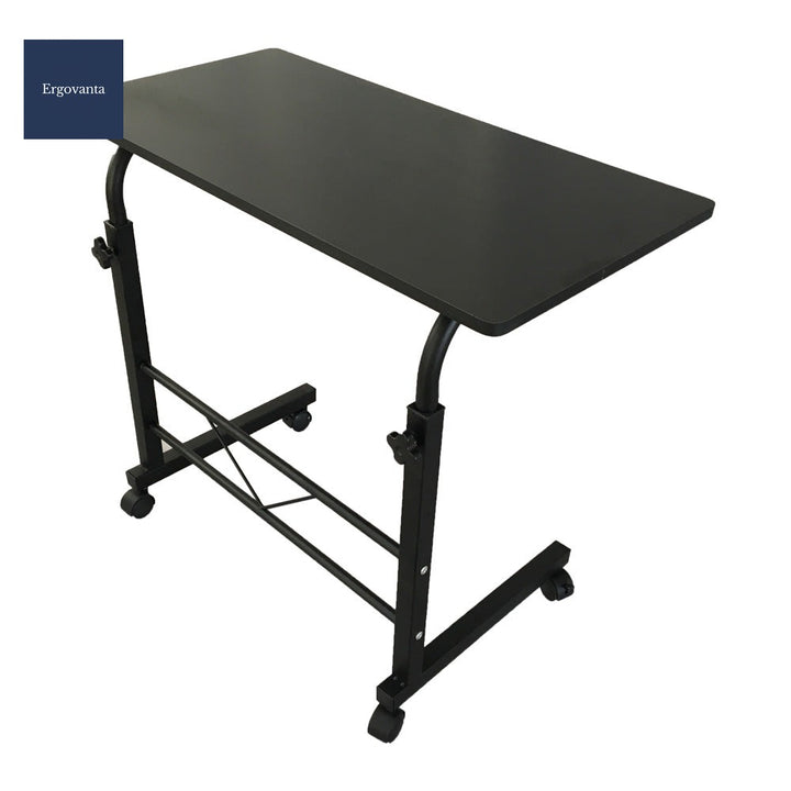 Adjustable Rolling C-Shape Laptop Side Table