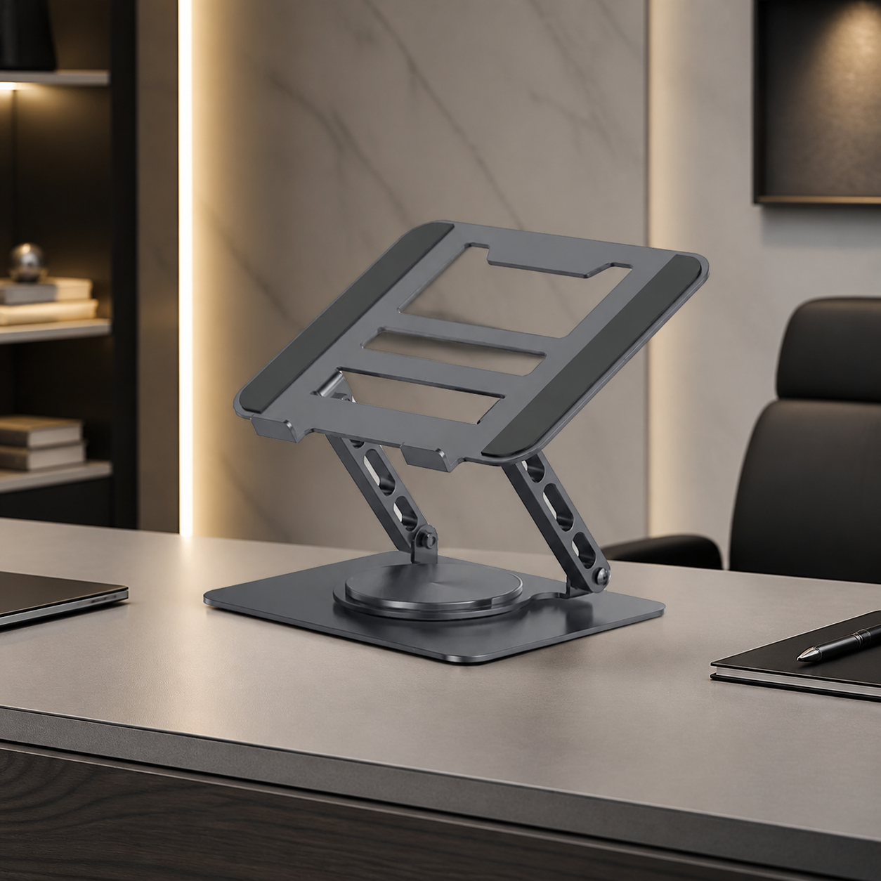 Rotating Adjustable Laptop Stand, Black