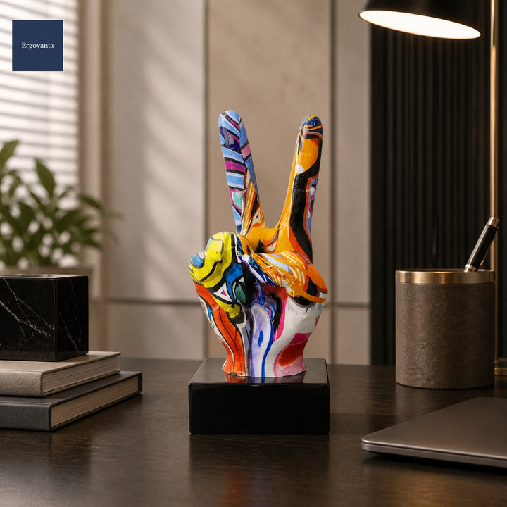 Modern Graffiti Gesture Sculpture