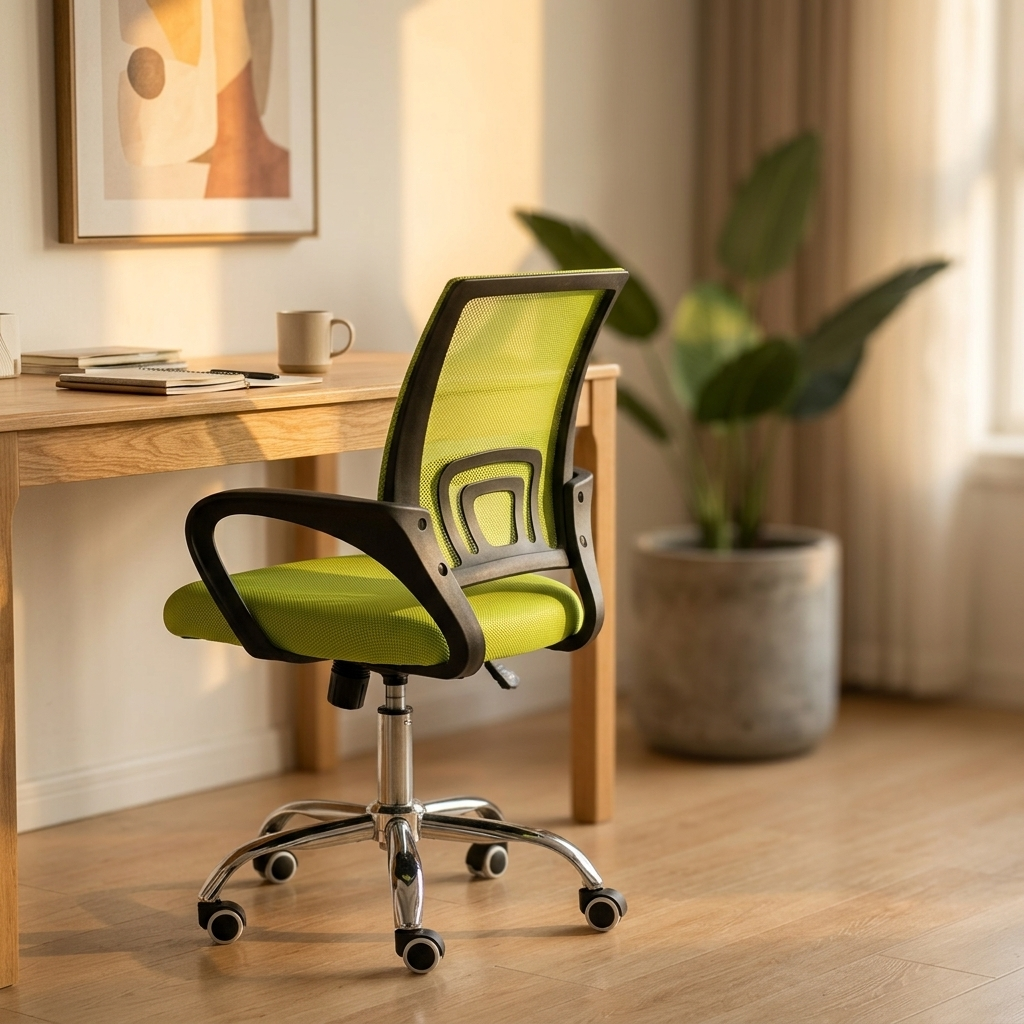 Mesh Back Task Chair in Green
