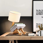 Wood Desk Lamp, styled hero shot 5