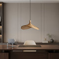 Japanese-Style Bamboo Pendant Light, styled hero shot