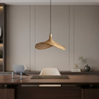 Japanese-Style Bamboo Pendant Light, styled hero shot