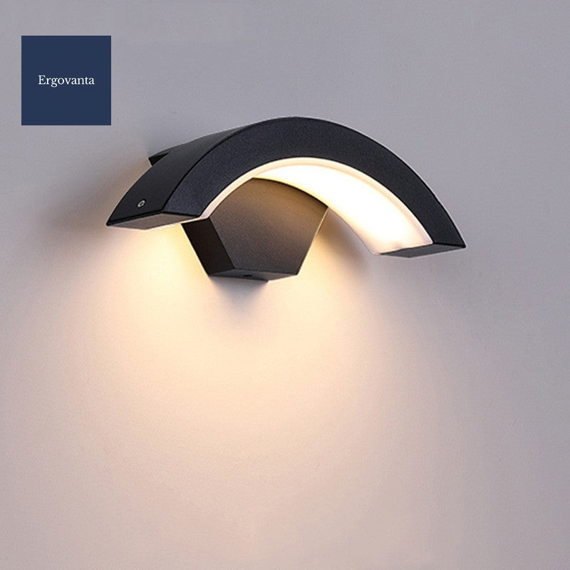 Curved LED Motion Sensor Office Wall Light