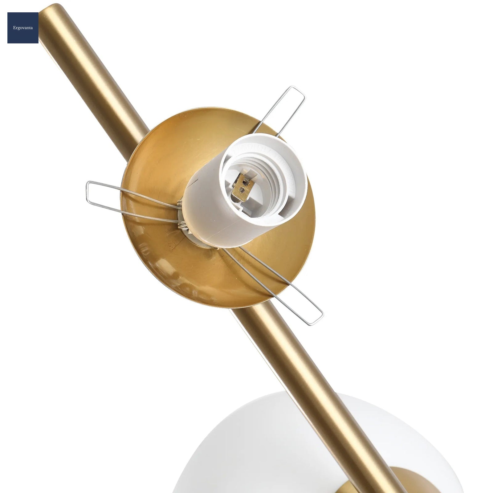 Modern Dual Globe Floor Lamp scene 1