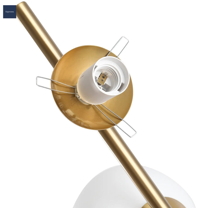 Modern Dual Globe Floor Lamp scene 1