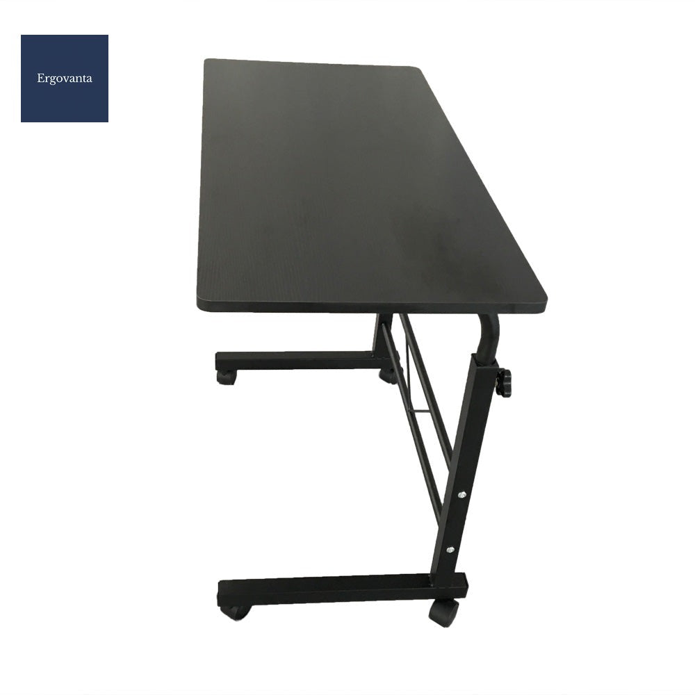 Adjustable Rolling C-Shape Laptop Side Table