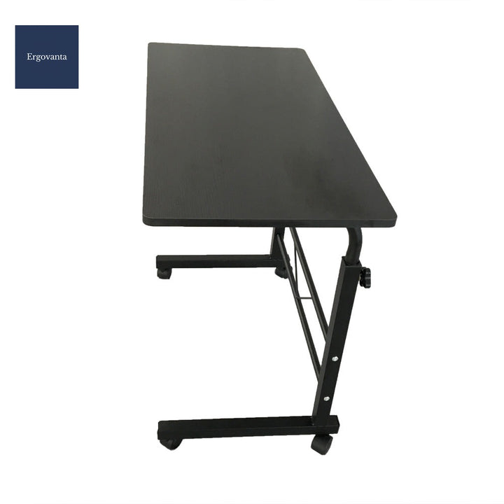 Adjustable Rolling C-Shape Laptop Side Table