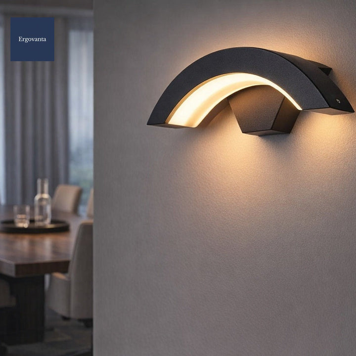 Curved LED Motion Sensor Office Wall Light