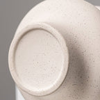 Frosted Ceramic Grain Vase, detail closeup 2