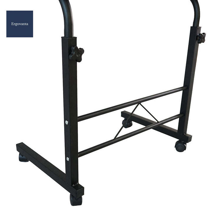 Adjustable Rolling C-Shape Laptop Side Table