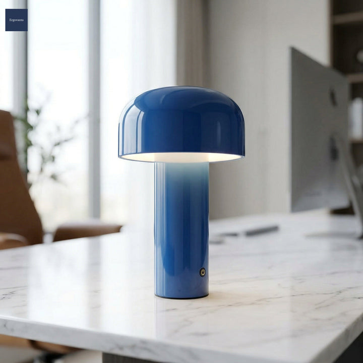 Rechargeable Mushroom Lamp Blue variant