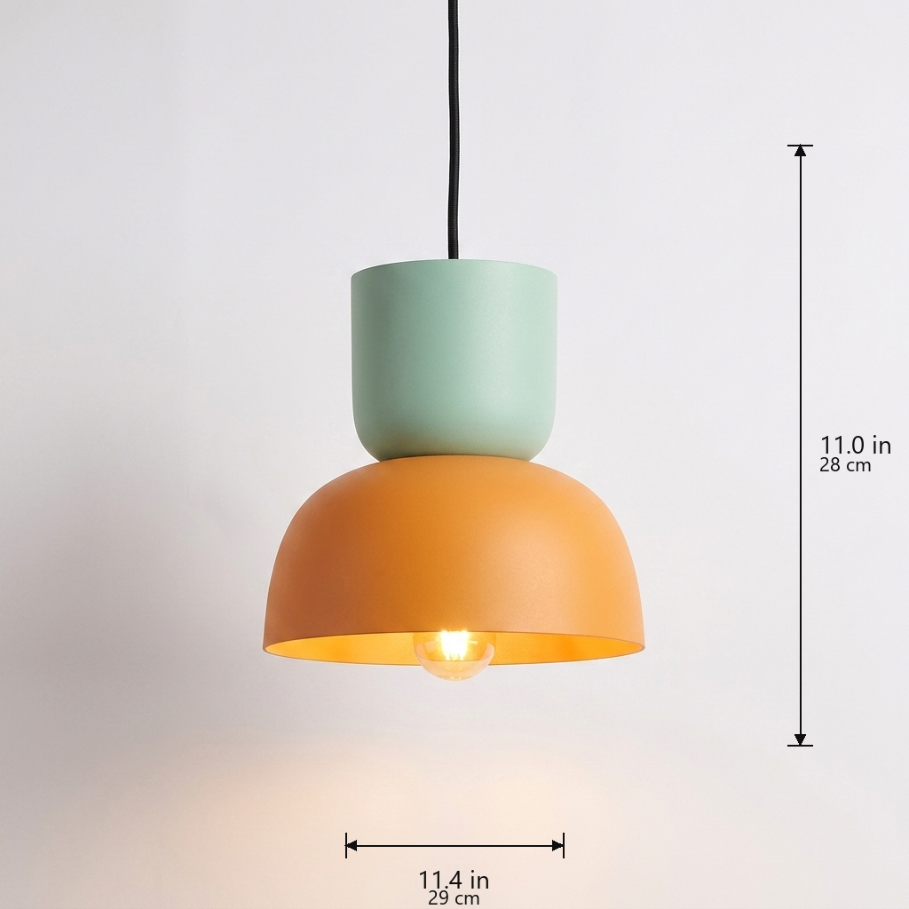 Stacked pendant dimensions, large