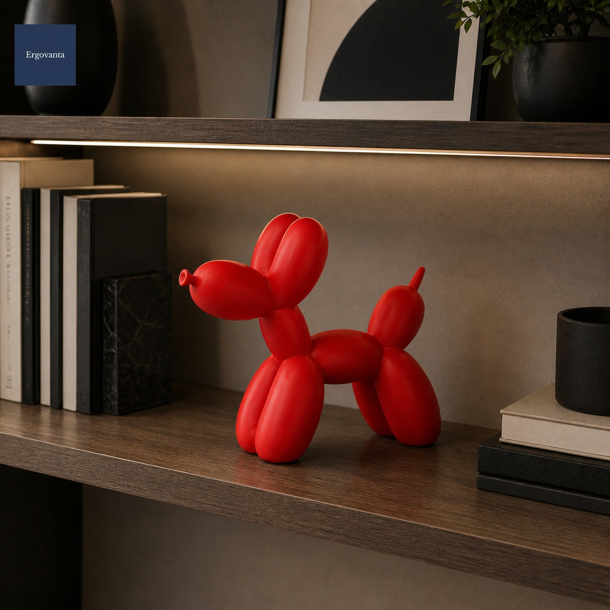 Modern Balloon Dog Sculpture