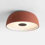 Nordic dome ceiling light, red